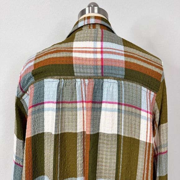 Pilcro Side Slit Oversized Tunic Longline SP Boho Cottage Western Forest Grunge - Picture 9 of 10